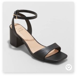 Brand New A New Day 2.5” Black Sonora Block Heel
